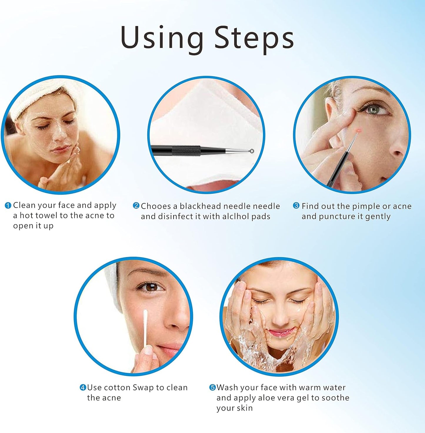 Pimple Popper Tool Kit 11 Pieces