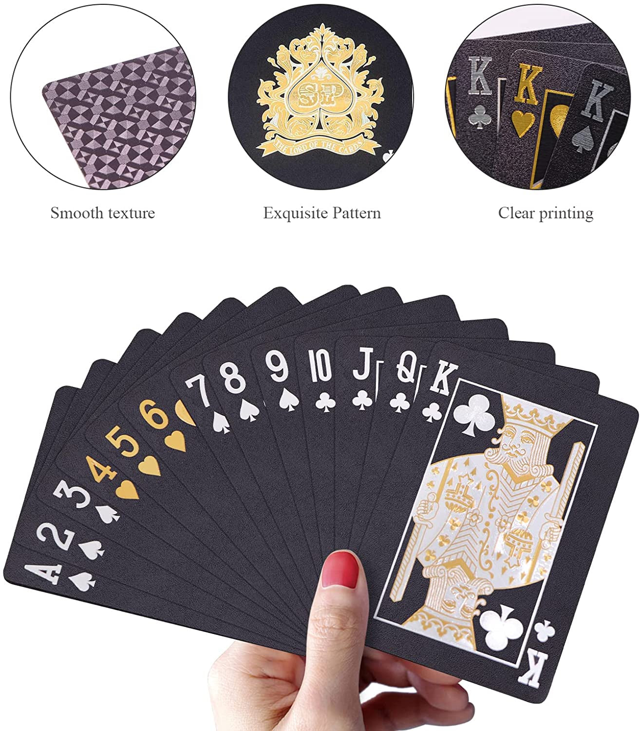 Waterproof Playing Cards (Black Diamond Cards)