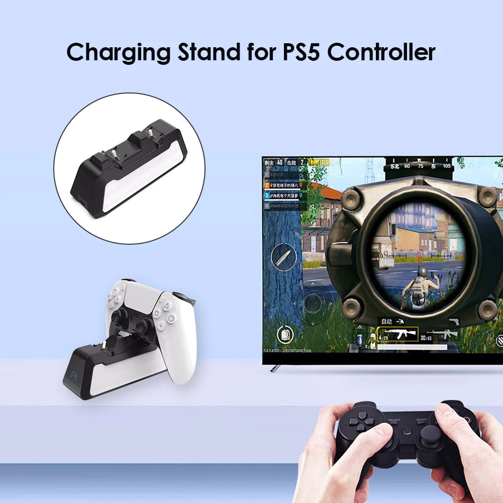 Dual Fast Charger Sony PS5 Wireless Controller
