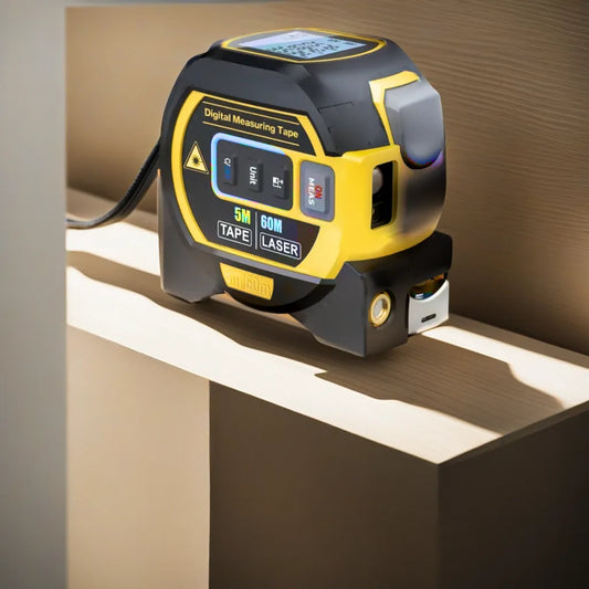 Laser Distance Meter Measuring Laser Tape Measure Digital Laser Rangefinder Digital Electronic Roulette Stainless 5M Tape Ruler