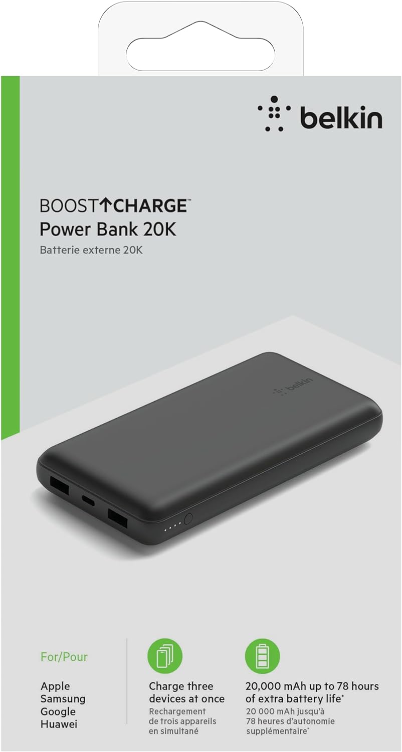 Belkin™ Ultra High Capacity 20000 mAh Powerbank | Type-C