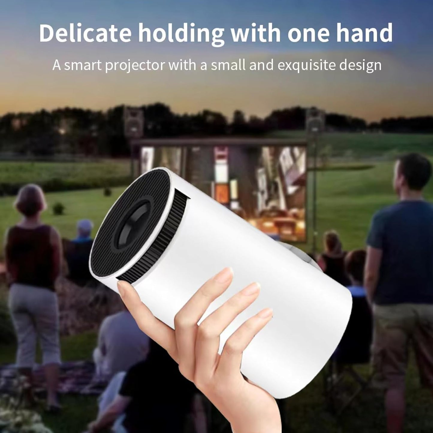 Smart Mini Projector Support 4K Premium 360 Sound
