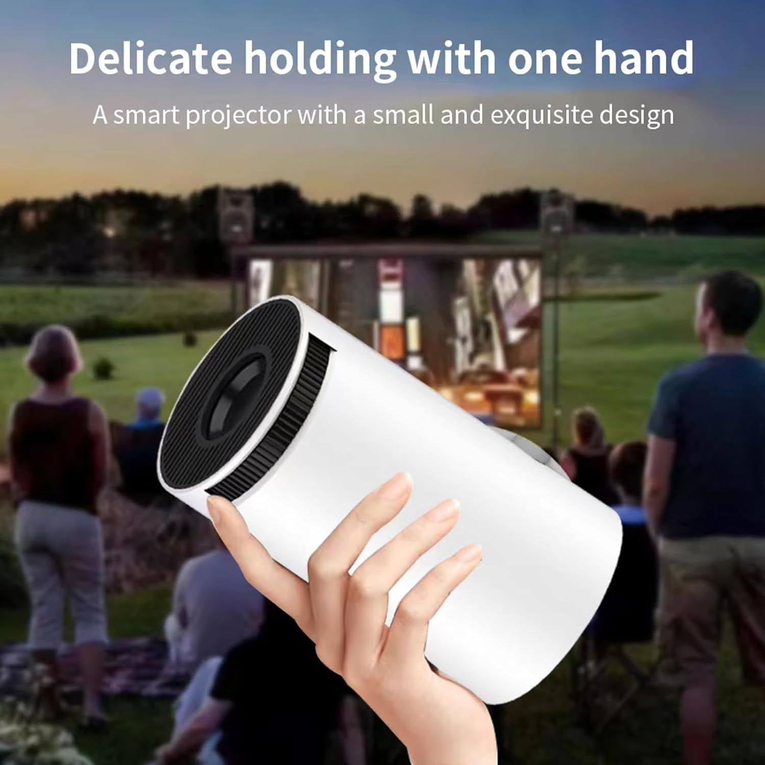 Smart Mini Projector Support 4K Premium 360 Sound