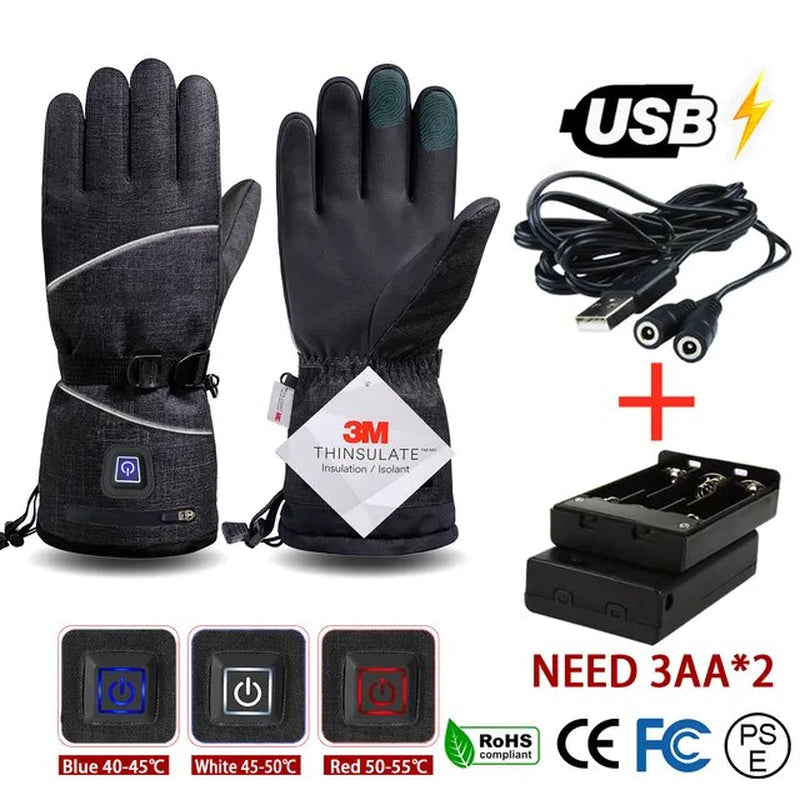 InstaHeat™ Electric Rechargable Heating Gloves | 3M Insulation