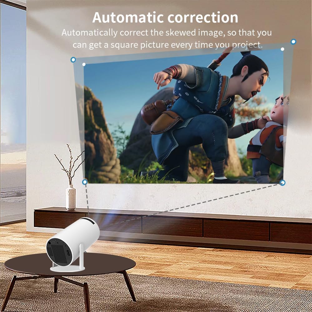 Smart Mini Projector Support 4K Premium 360 Sound