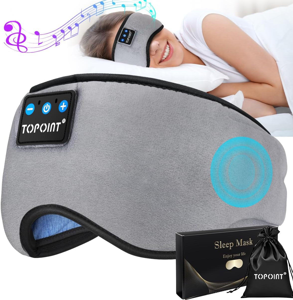 Bluetooth Sleep Eye Mask Wireless Headphones