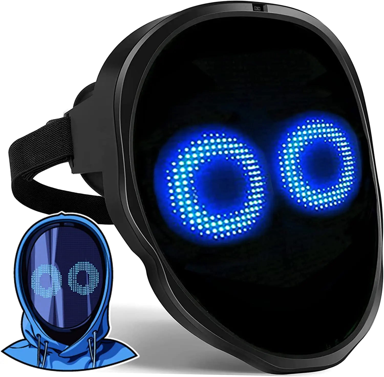 Bluetooth Customizable RGB Face Mask for Holidays