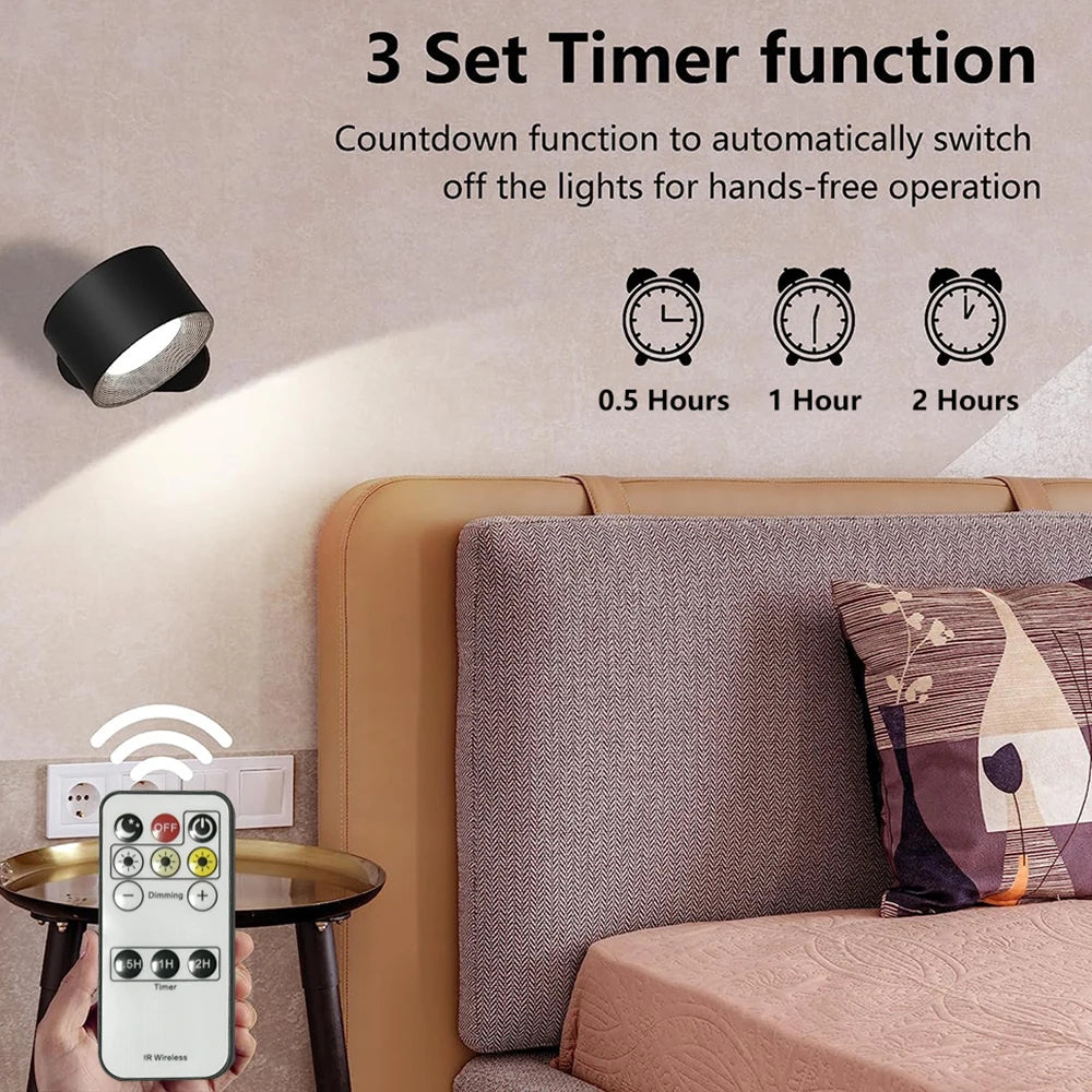StickWall™ Touch COntrolled Indoor Wireless Wall Lamp   Touch & Remote Control Indoor Wireless Rechargeable Wall Lamp