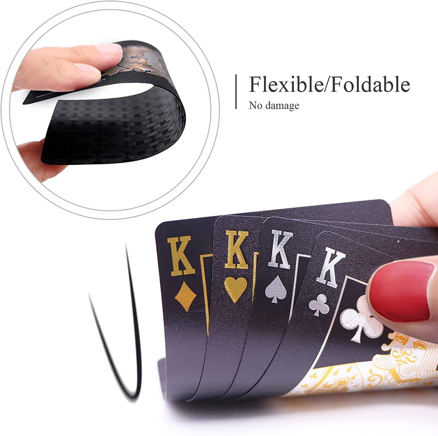 Waterproof Playing Cards (Black Diamond Cards)