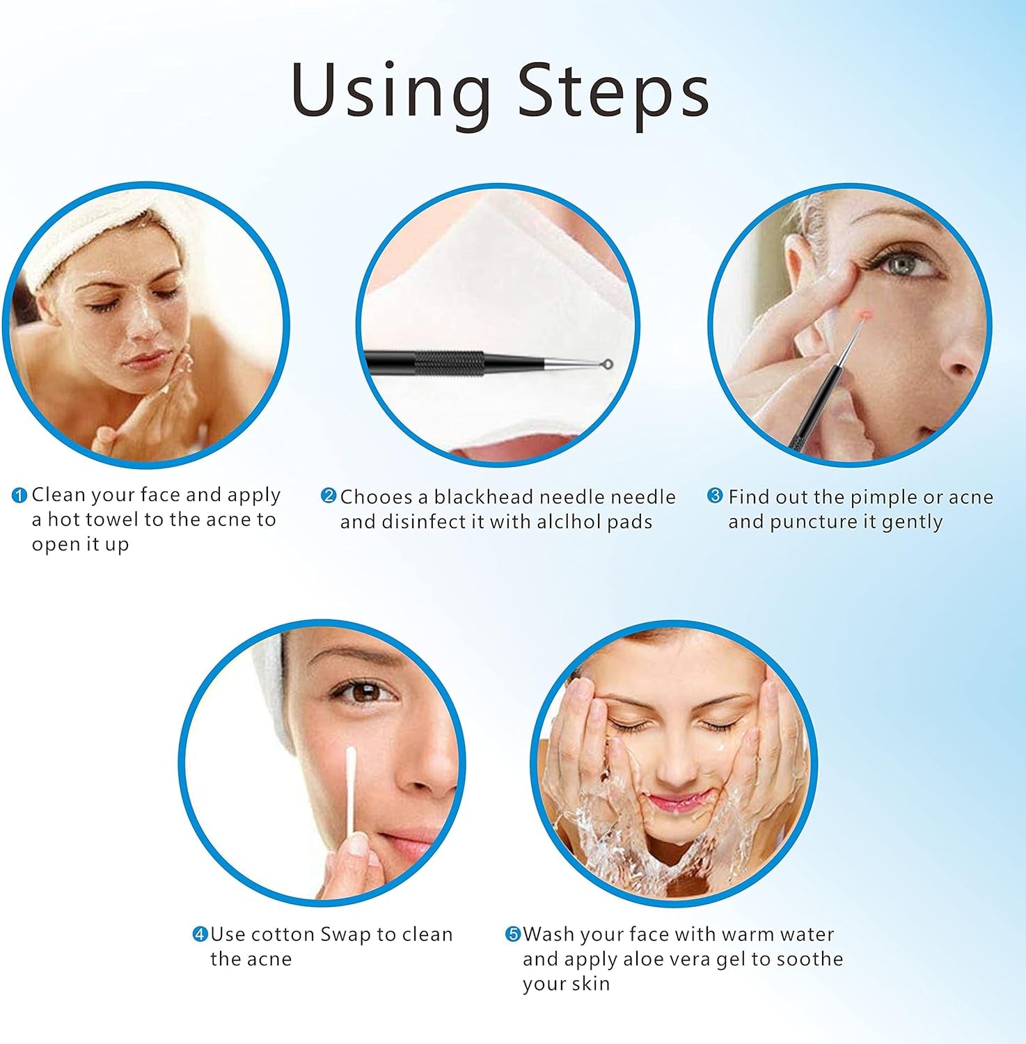 Pimple Popper Tool Kit 11 Pieces